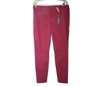 LOFT Skinny Pants Ankle Length Size 10 NWT Pink Salmon